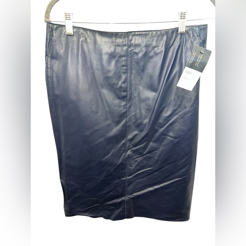 Kenneth Cole Navy Blue Pencil Skirt NWT